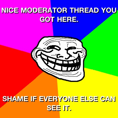 Moderator Trollface Moderator thread trollface by TehCaldude on DeviantArt
