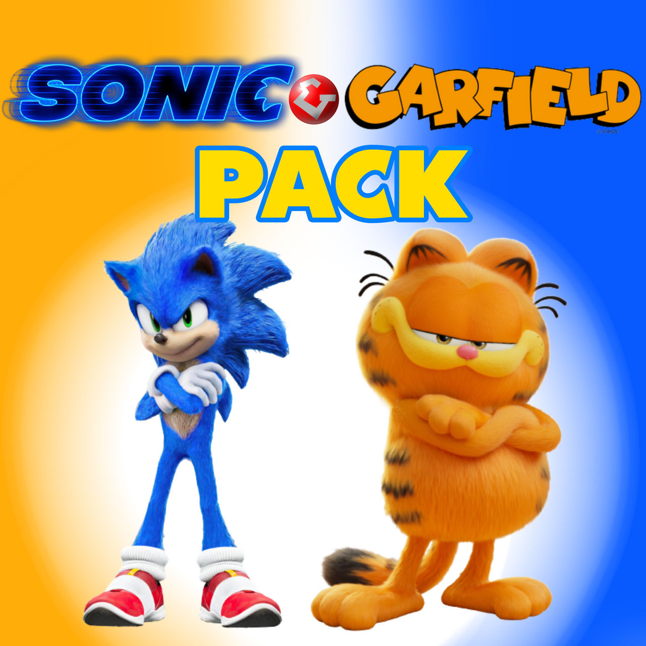 Garfield Packing sonic and garfield pack remade by wkm37 on DeviantArt