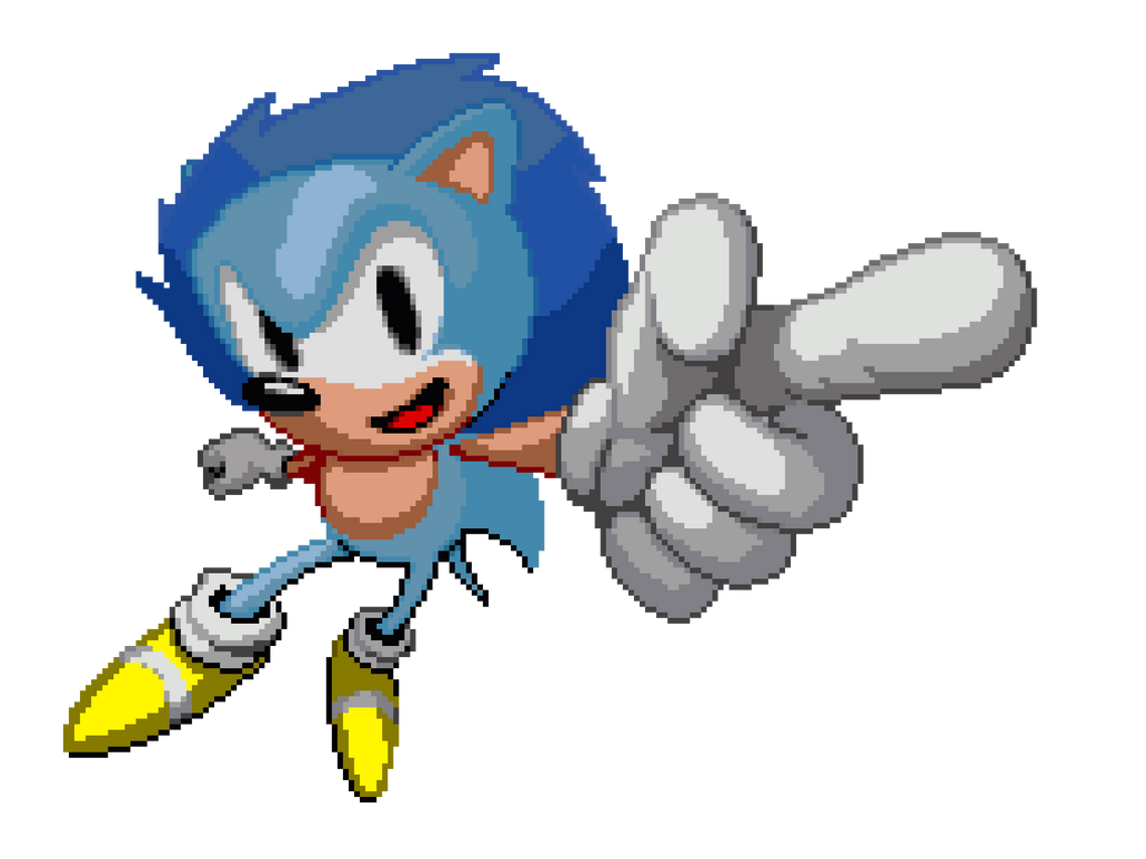 Pixilart - super sonic in sonic 1 by AaRon-The-Hedge