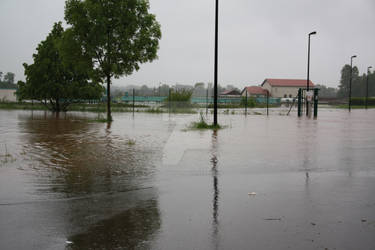 Hochwasser Zwickauer Mulde, Crossen