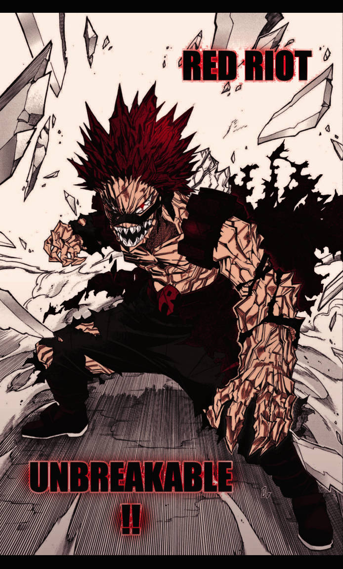 Red Riot Unbreakable - Kirishima by xBlakeKing on DeviantArt