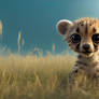 Cute Baby Cheetah