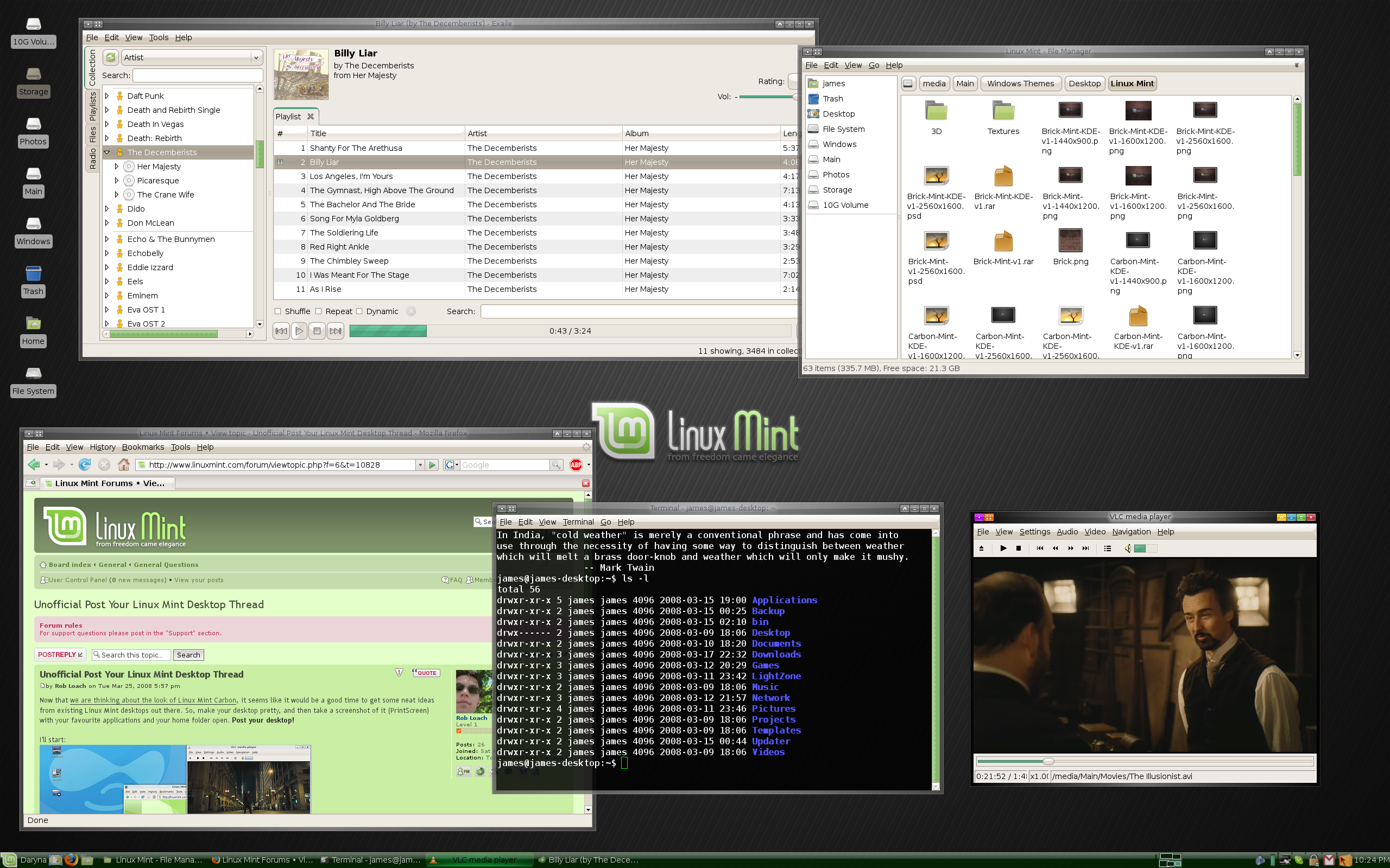 Linux Mint 4.0 XFCE CE Desktop by jernau on DeviantArt