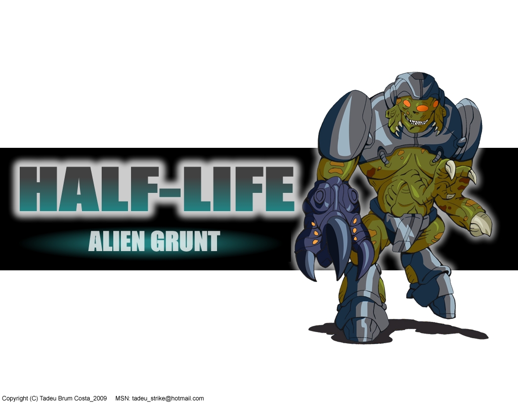 Alien Grunt from Half-Life - Wallpaper by Tadeu-Costa on DeviantArt