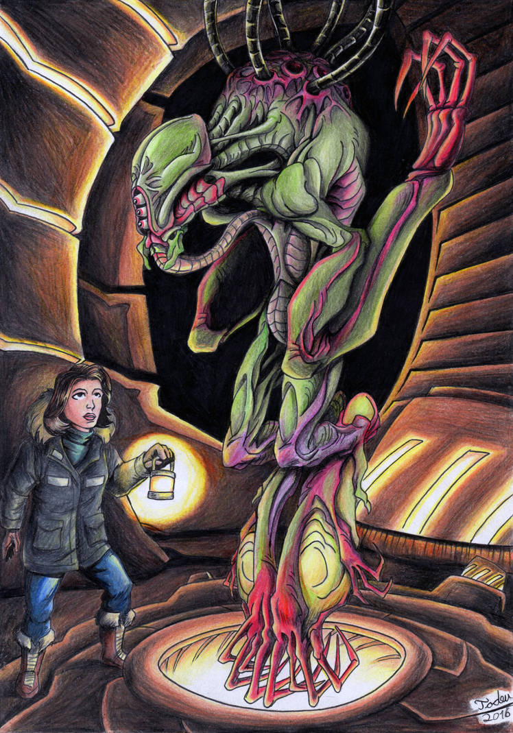 The Thing 2011 Alien pilot by TadeuCosta on DeviantArt