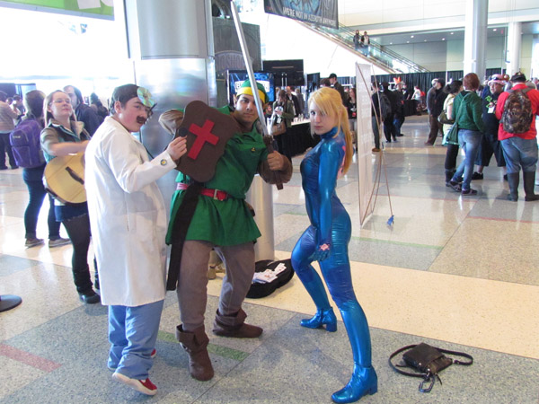 Link, Dr.Mario, and Samus