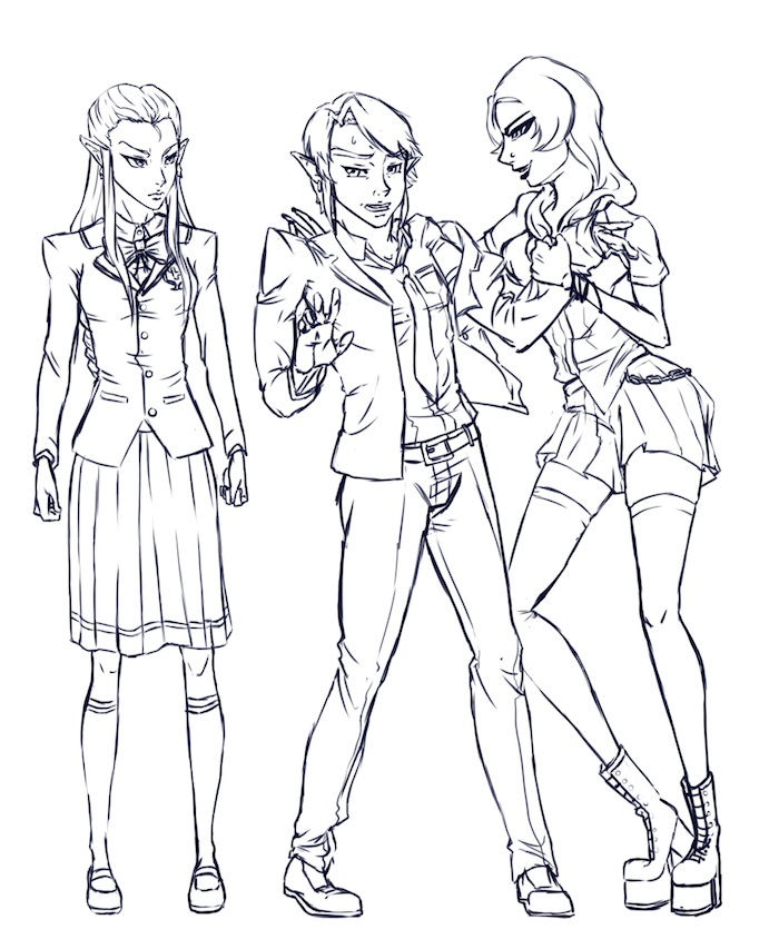 Highschool Line-up WIP2