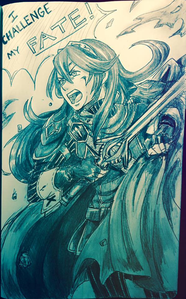 Lucina Quick Pencil Sketch