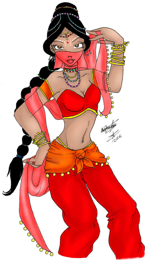 Indian dancer by kit-kat201 on DeviantArt