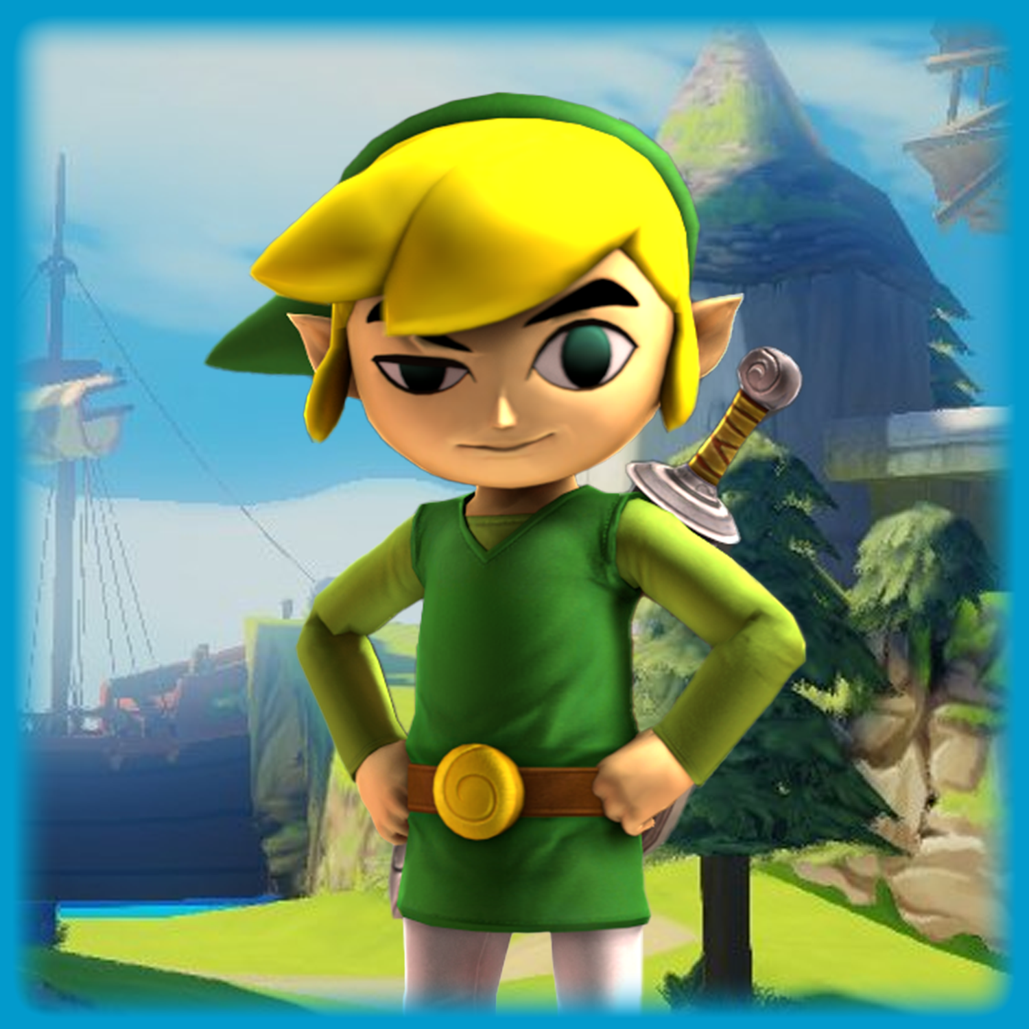 Toon Link HW - Source by JilyUggelo on DeviantArt
