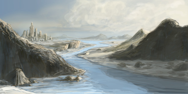 Landscape study 1-22-09