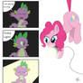 It's Spike's big moment. And Pinkie helps.