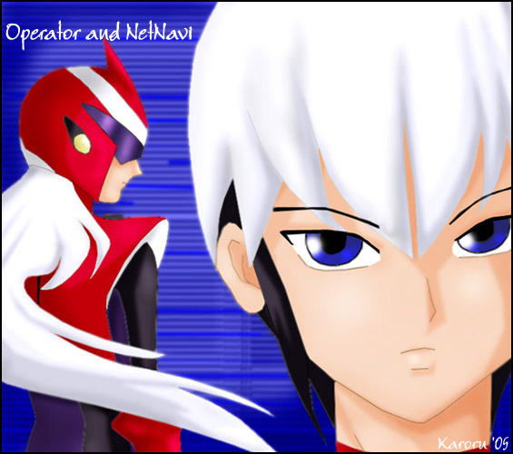 Operator and NetNavi I by KaroruMetallium on DeviantArt