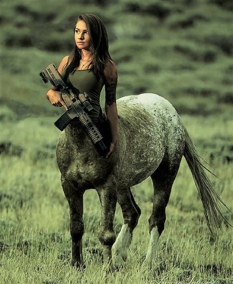 Centaur Ranger-Scout-Colorized by mplumb on DeviantArt