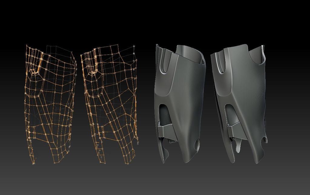 Retopo Preview by WilbertPierce on DeviantArt