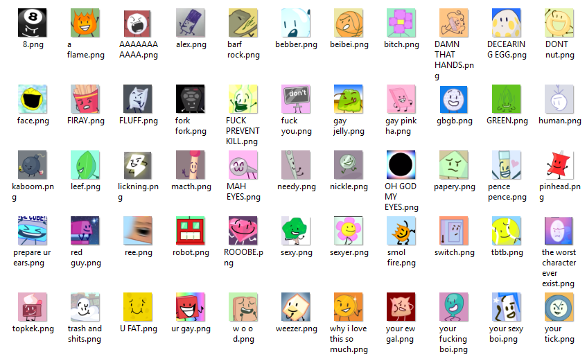 Bbf Icon bfb icons so far by ConCloud2017 on DeviantArt
