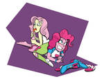 Fluttershy and Pinkie Pie