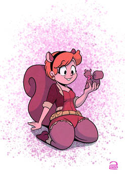 The Unbeatable Squirrel Girl and her pal Tippy!