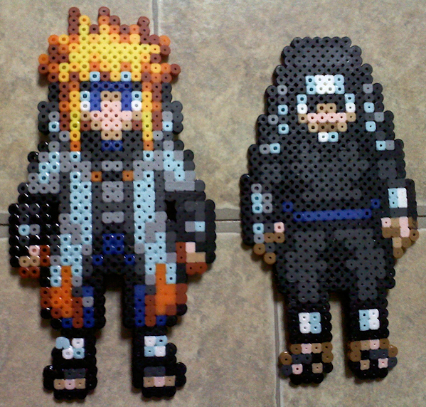 Yondaime and Sandaime: Beaded