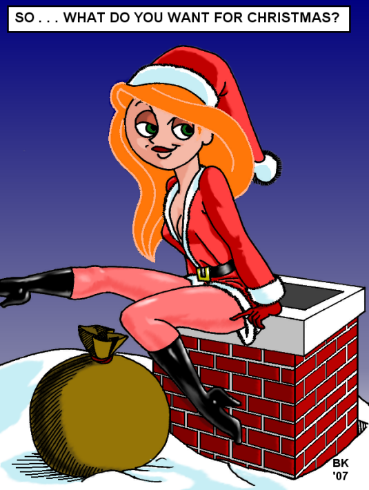 Kim Possible Christmas Pinup