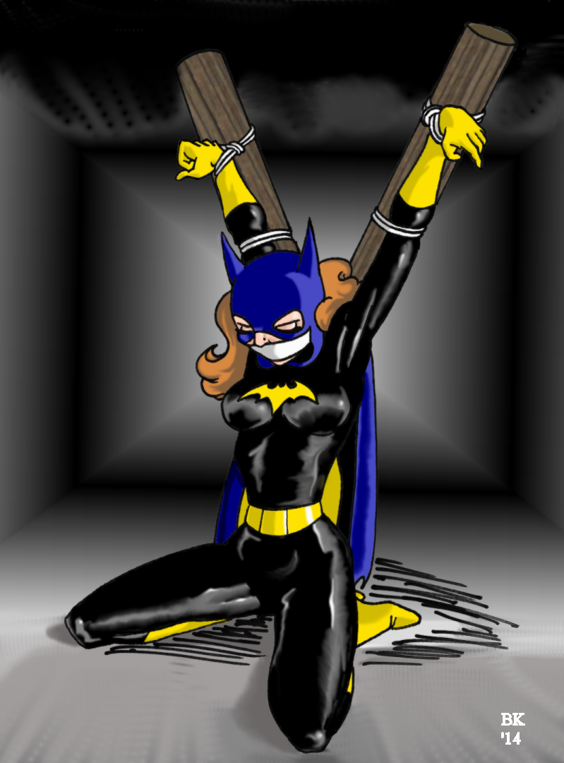 Bound Batgirl By GrouchoM On DeviantArt.