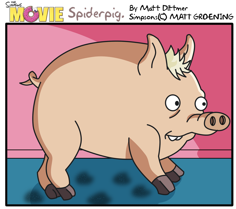 Spoderpig Spiderpig:Simpsons Movie by kintobor on DeviantArt