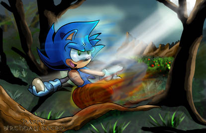 Sonic in the Forest for Retro