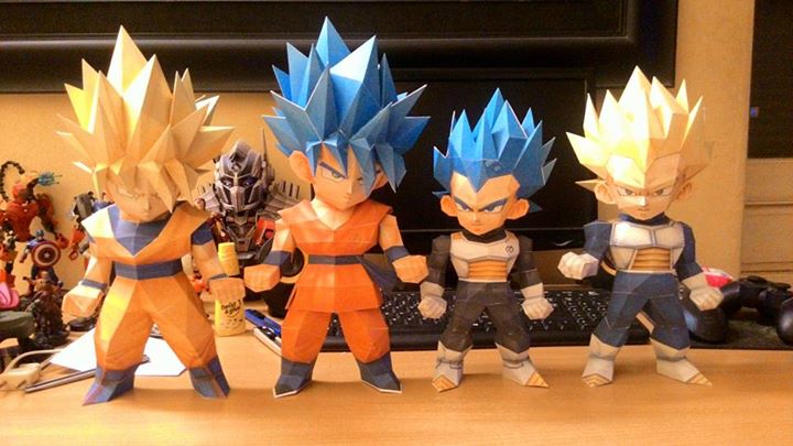 Dragon Ball Z papercraft collection :D