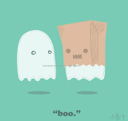 'Boo.'