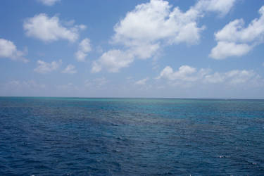 Blue Seas and Cloudy Skies