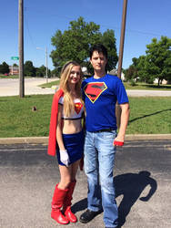 Superman and Supergirl