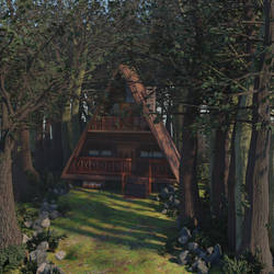 Cabin in the forest