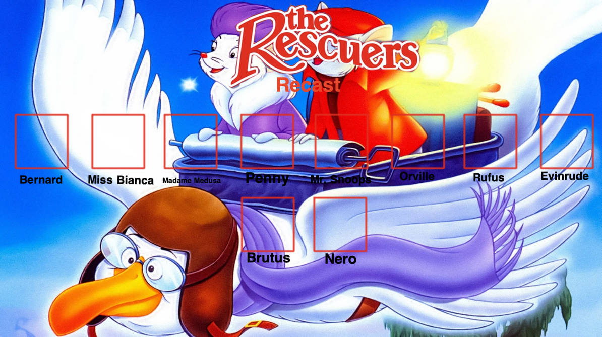 The Rescuers Postmark The Rescuers recast by jallroynoy on DeviantArt