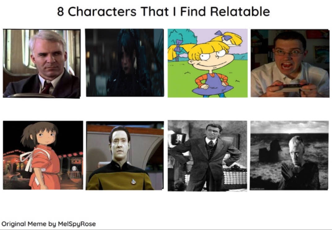 8 characters I find relatable by jallroynoy on DeviantArt