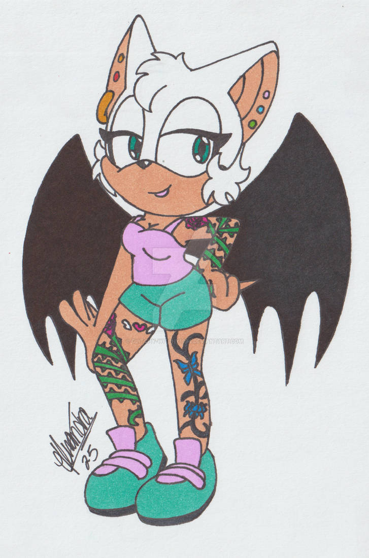 Scarlett Rabbit Character Scarlet the Bat (Final Design) by Glitchy-Witchy1994 on DeviantArt