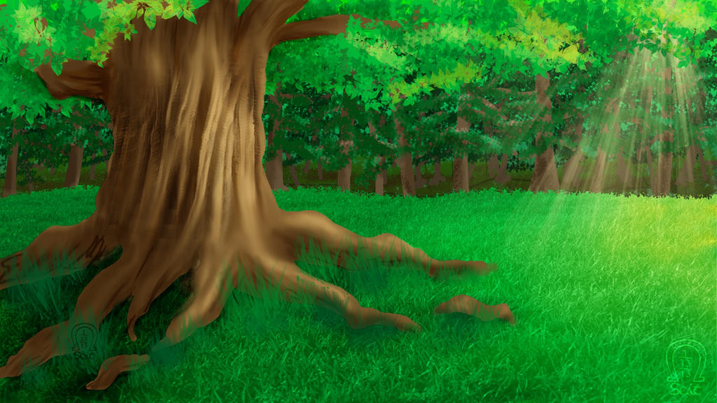 Giant Tree Scene