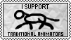 Support Traditional Animators Stamp by SammyJ-Studios