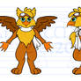 Gusty the Gryphon - Model Reference Sheet