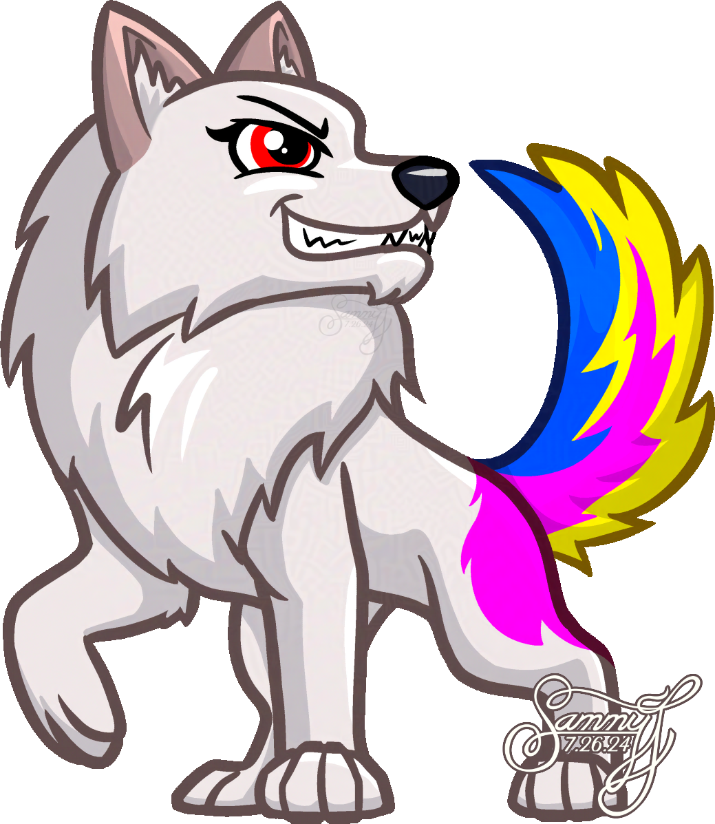Wolf Character - Commission by SammyJ-Studios on DeviantArt