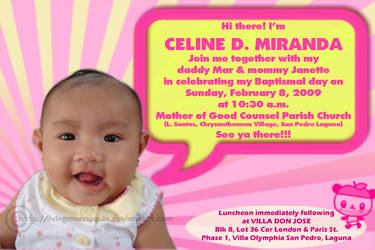 Invitation of Celine1