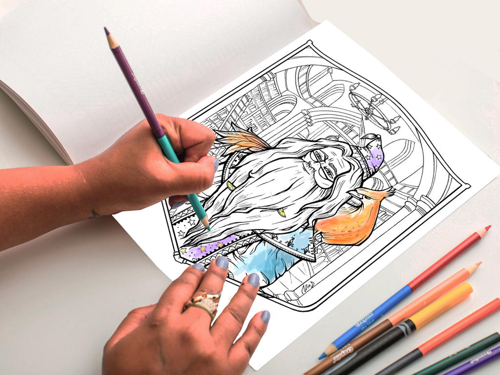 Dumbledore Colour In Dumbledore by LineSun on DeviantArt
