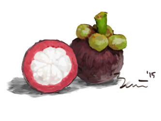 Purple Mangosteen alias Manggis