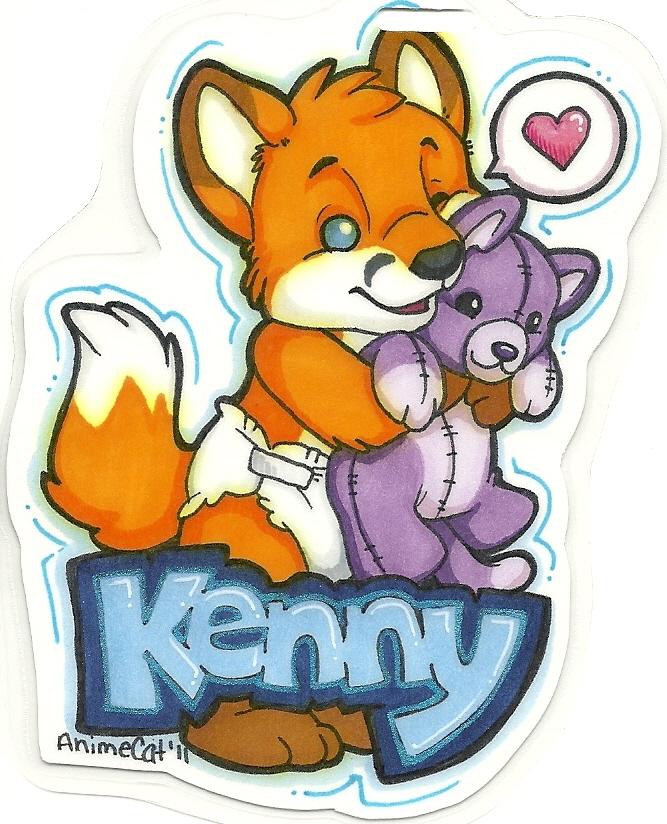 Kenny Hug Badge - AnimeCat