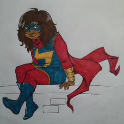 Inktober: Ms.Marvel