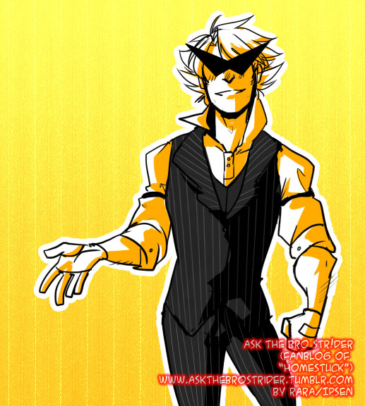 Pinstriped Bro - Ask The Bro Str!der - Homestuck