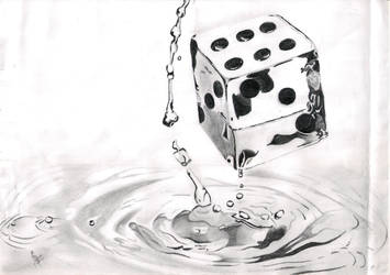 Dice In Water