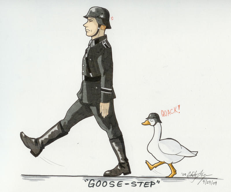 Goose-Stepping by Moyayuki on DeviantArt