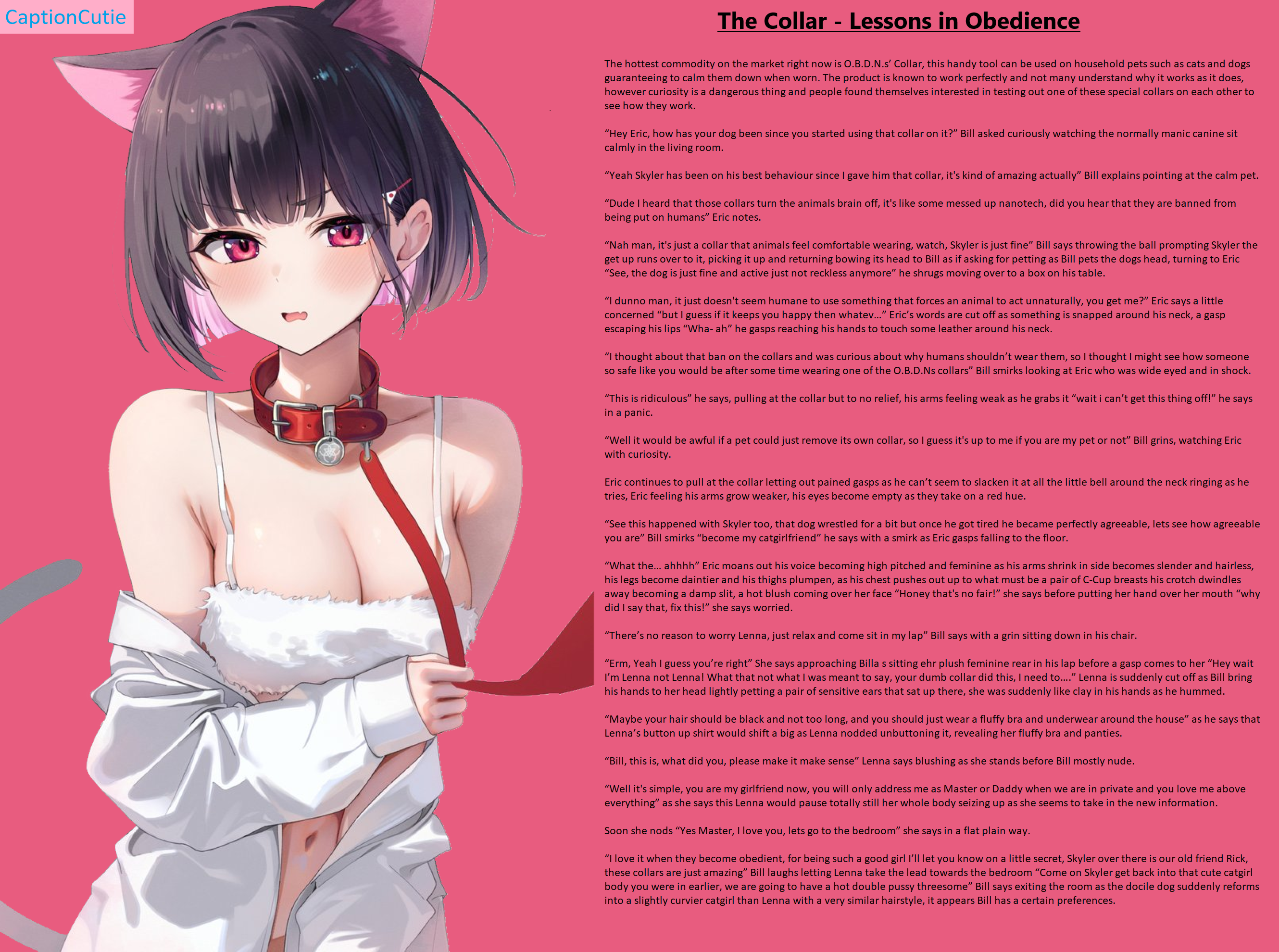 The Collar Lessons In Obedience TG Caption By CaptionCutie On the-collar-lessons-in-obedience-tg-caption-by-captioncutie-on