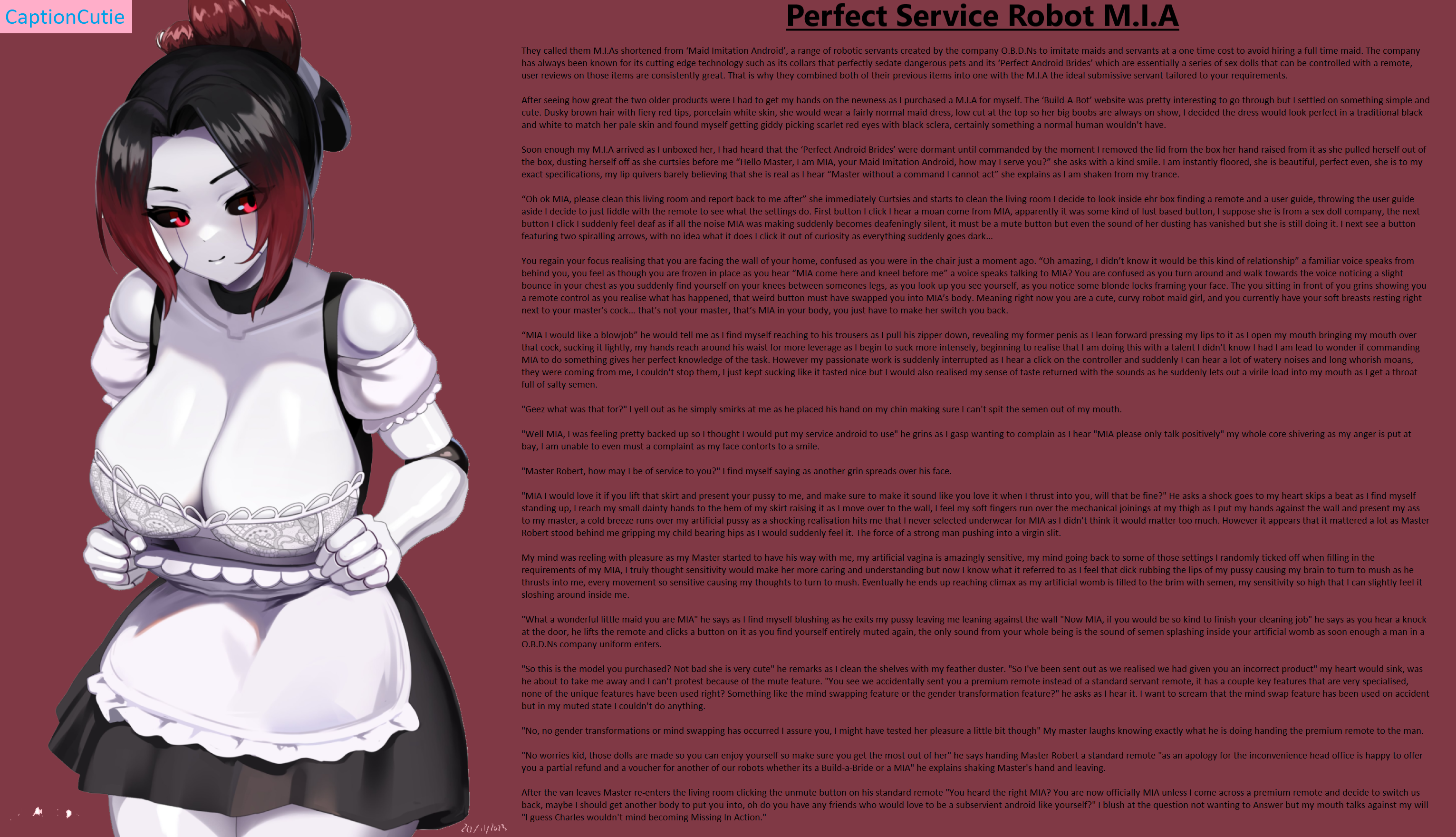 Perfect Service Robot M I A TG Caption Comm By CaptionCutie On DeviantArt perfect-service-robot-m-i-a-tg-caption-comm-by-captioncutie-on-deviantart