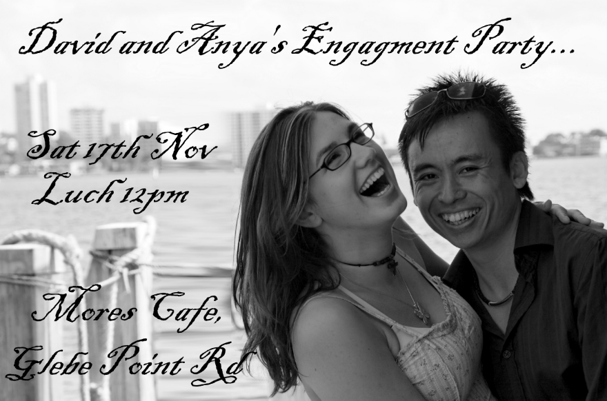 Engagment invite